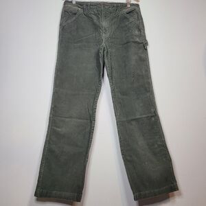Gloria Vanderbilt Olive Corduroy Trousers Y2K Trending, StreetWear